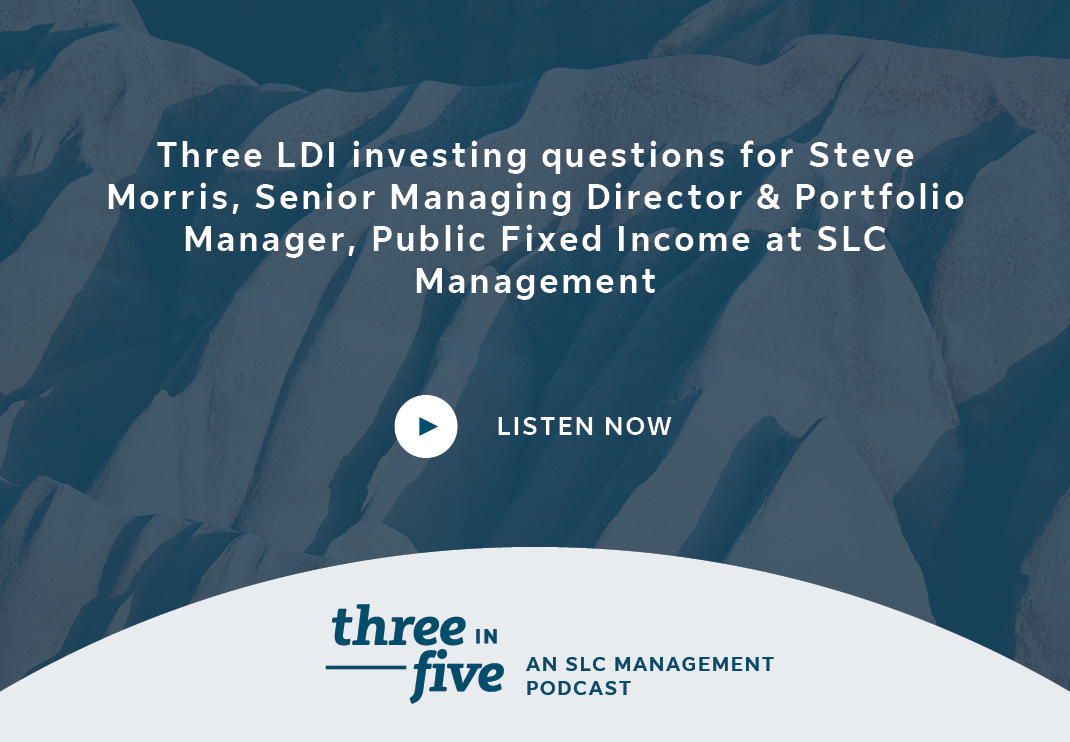 Three LDI investing questions for Steve Morris, Senior Managing Director & Portfolio Manager, Public Fixed Income at SLC Management